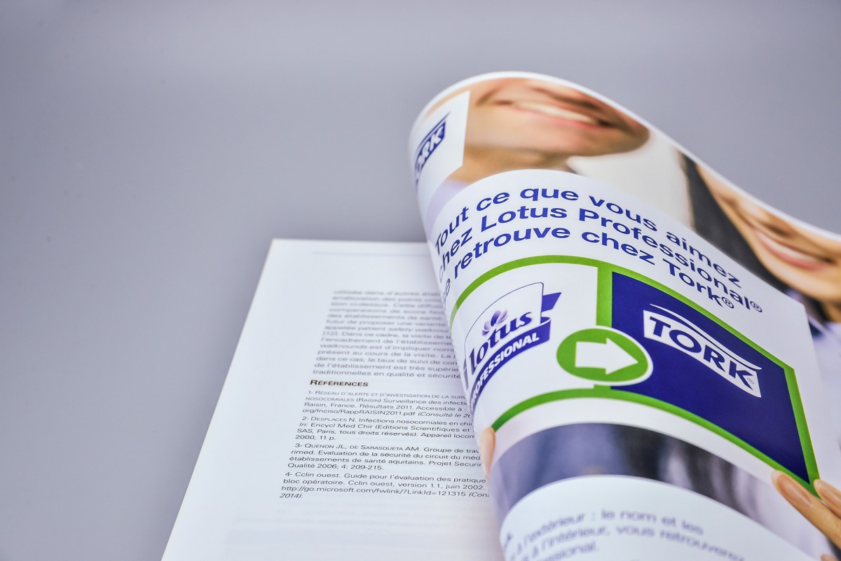 Campagne presse Lotus devient Tork — visuel 2